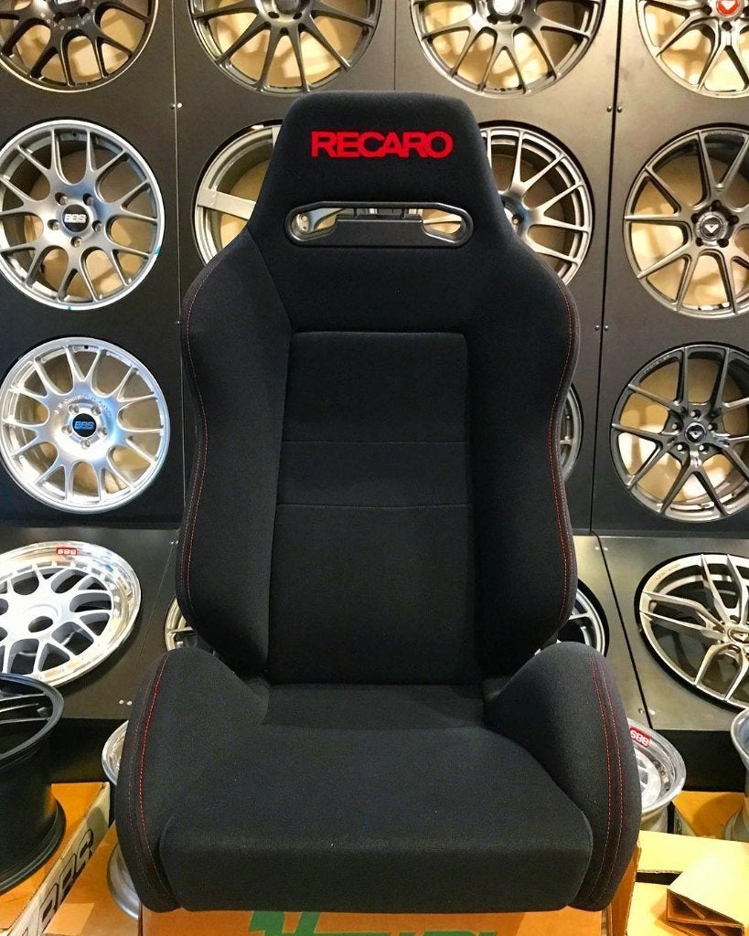 Recaro SR5 Speed stof velours zwart kuipstoel sportstoel, Auto diversen, Ophalen of Verzenden