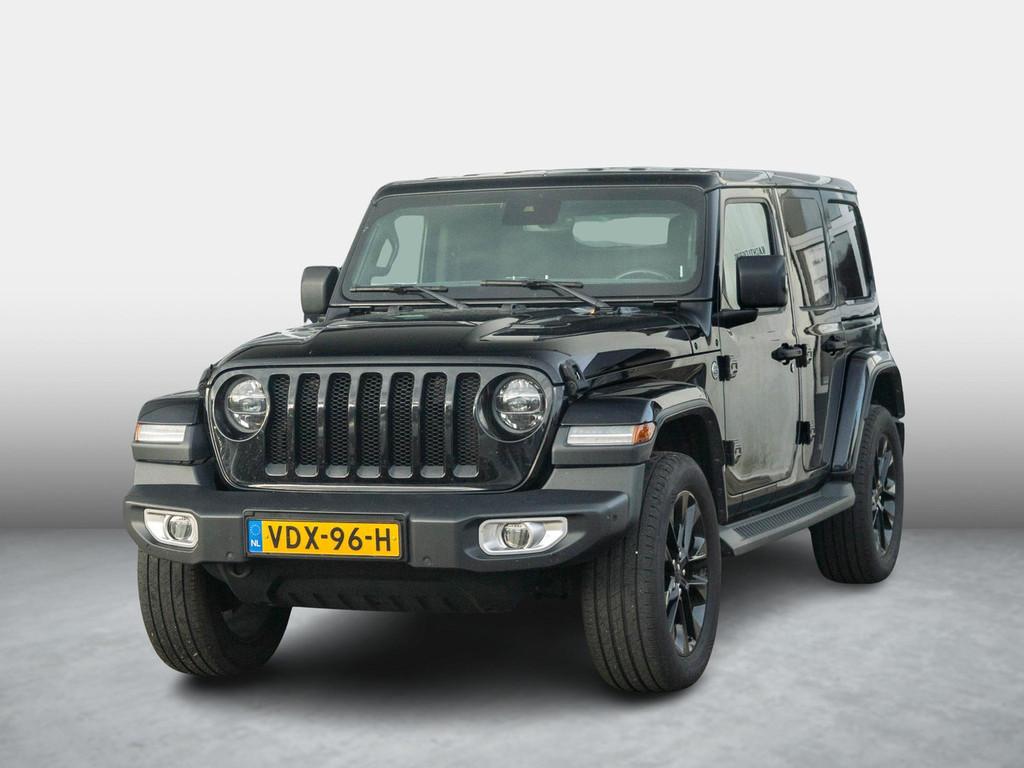 Jeep Wrangler Unlimited 2.0T Sahara | Grijs kenteken | Stoel, Auto's, Bestelauto's, 4 cilinders, Lichtsensor, 2 stoelen, BTW verrekenbaar