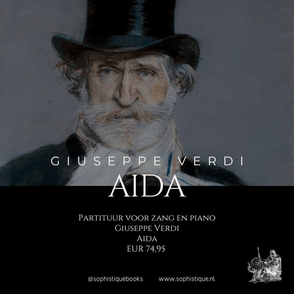 Partituur voor zang en piano Giuseppe Verdi Aida 1983, Ophalen of Verzenden, Zo goed als nieuw