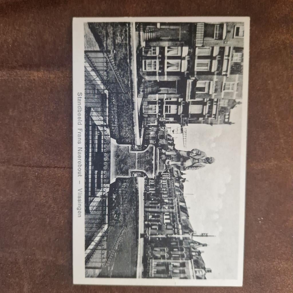Ansichtkaart standbeeld Frans Naerebout Vlissingen, Ophalen of Verzenden, Voor 1920, Zeeland