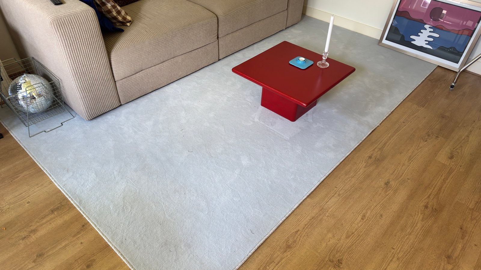 Lichtblauw/baby blauw vloerkleed 200x300, Huis en Inrichting, Stoffering | Tapijten en Kleden, Ophalen, Blauw, 150 tot 200 cm