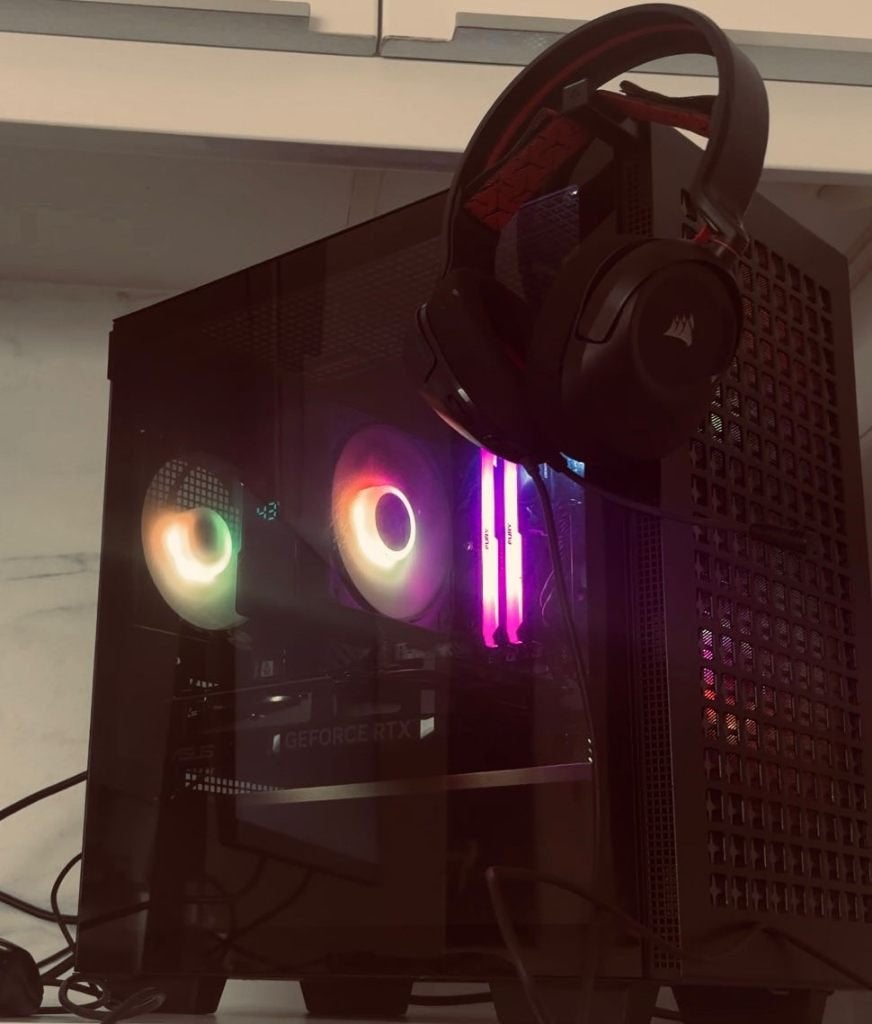 Game PC+monitor enz RTX 4060 & Ryzen 5 power, 32GB RAM - 1TB, Computers en Software, Desktop Pc's, 32 GB, Virtual Reality, Zo goed als nieuw