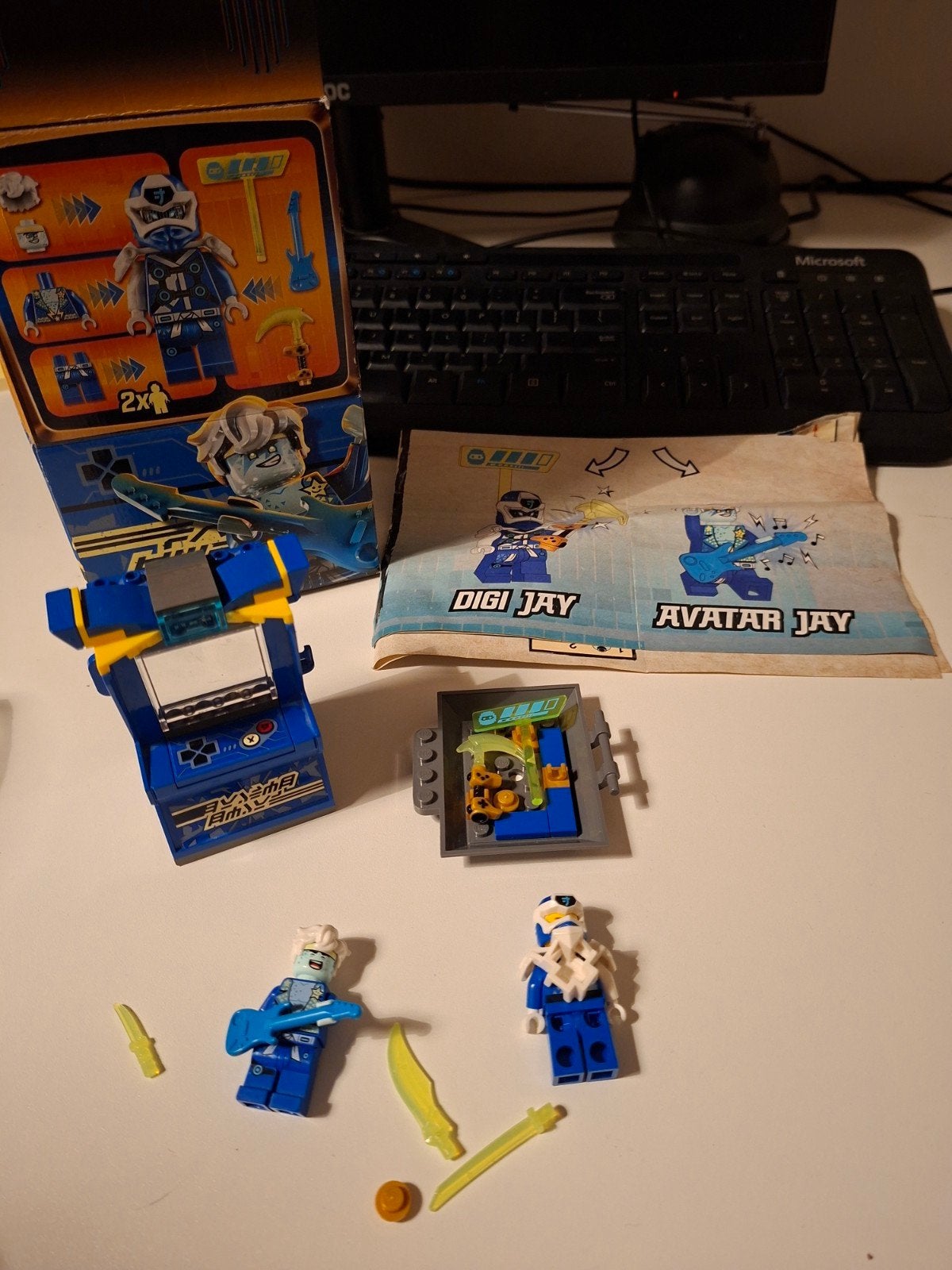 LEGO Ninjago 71715 Jay Avatar Arcade Pod - Compleet, Compleet, Lego, Ophalen of Verzenden, Zo goed als nieuw