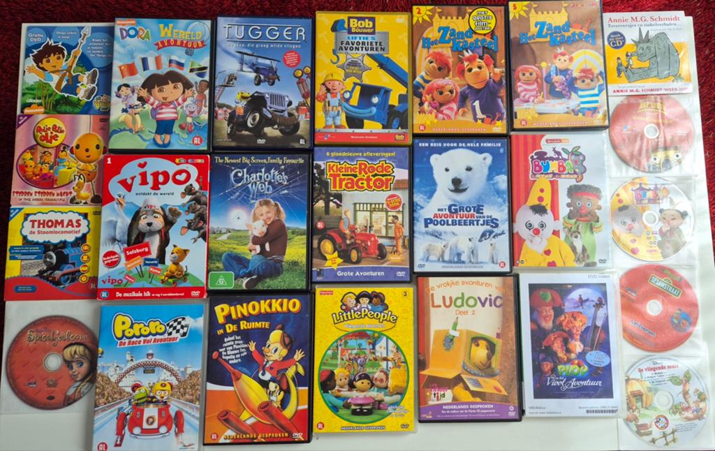 Collectie kinder DVD's voor de allerkleinsten samen voor €10, Alle leeftijden, Ophalen of Verzenden, Zo goed als nieuw, Tv fictie