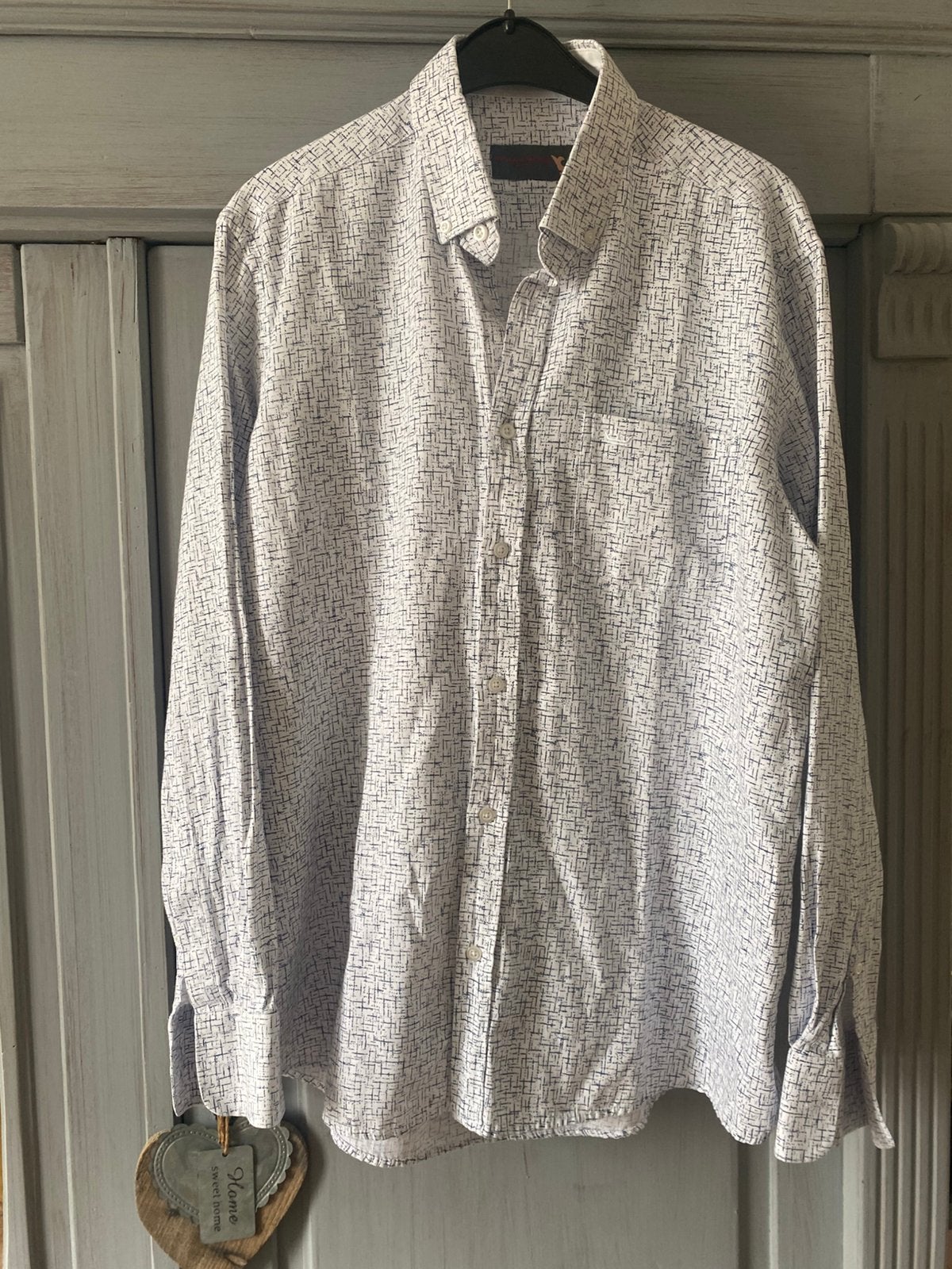 Overhemd meijer en meijer, Ophalen of Verzenden, Zo goed als nieuw, Halswijdte 43/44 (XL)