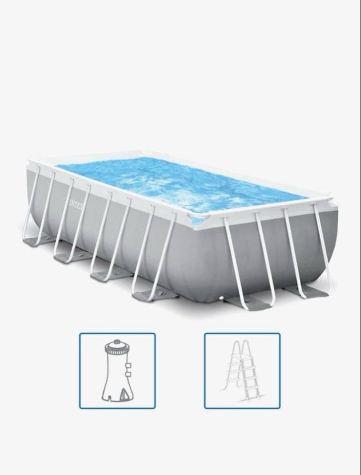Nieuw in doos: Intex Zwembad 400x200x100 cm, Tuin en Terras, Zwembaden, Ophalen, 200 tot 300 cm, 80 tot 120 cm, Nieuw