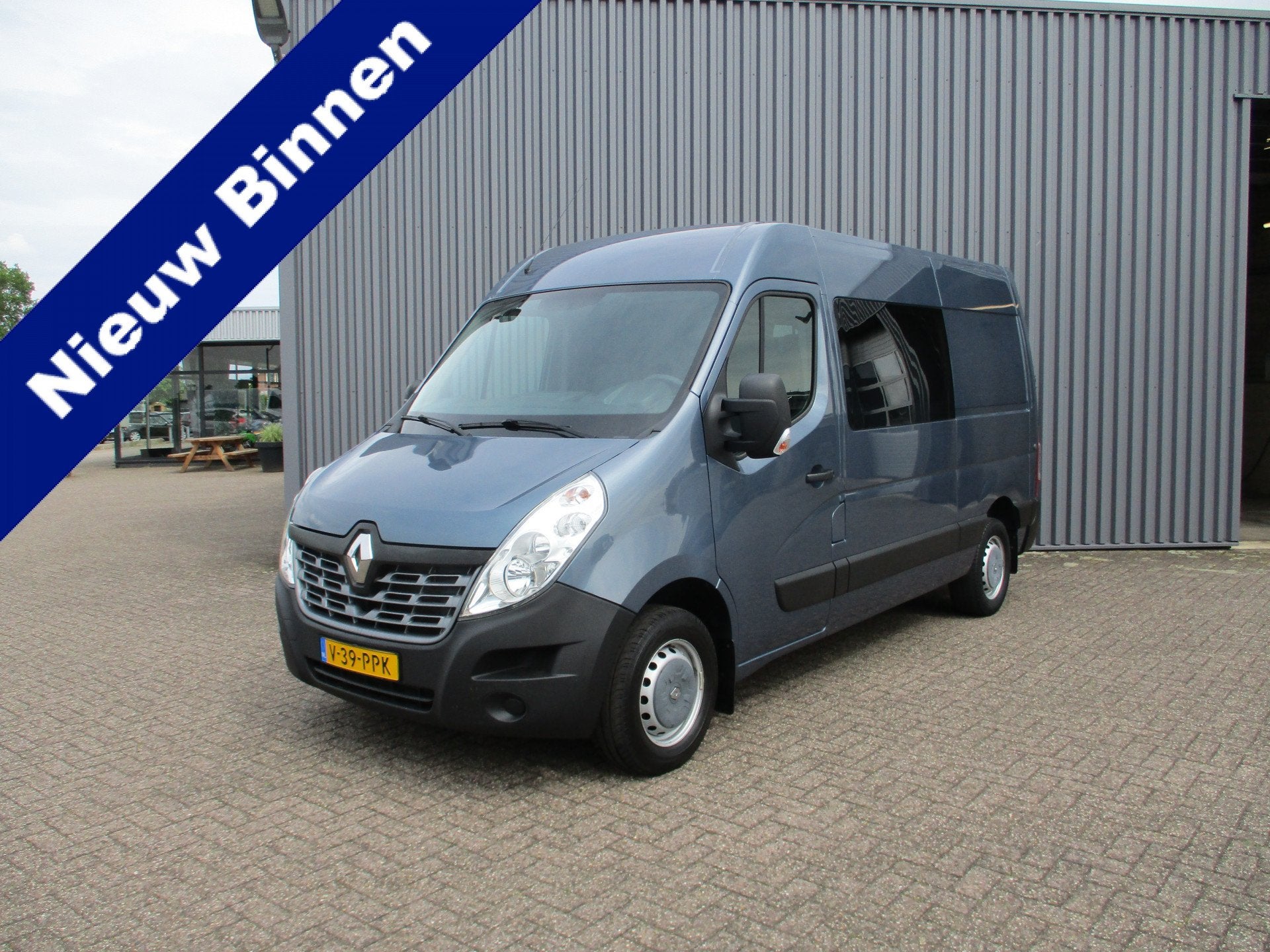 Renault Master 2.3 dCi 131 PK Dubelle Cabine 6 persoons Airc, Auto's, Parkeersensor, Stof, Gebruikt, Euro 6