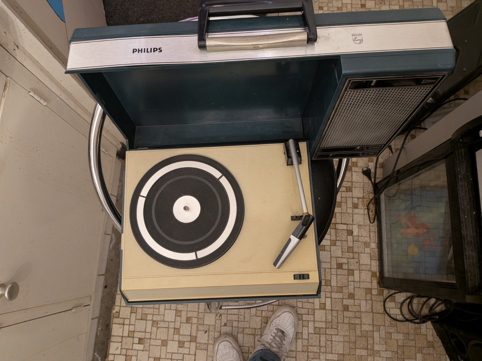 Vintage Philips 22GF403 Playby platenspeler opknapper, Ophalen of Verzenden, Philips