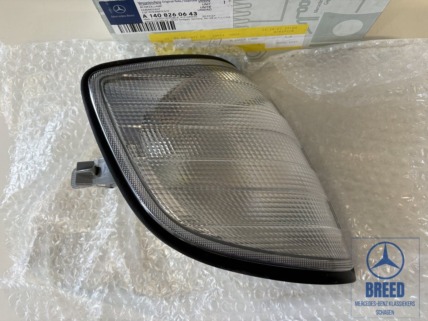 NOS knipperlicht rechts wit voor Mercedes-Benz W140, -, Nieuw, Ophalen of Verzenden, -