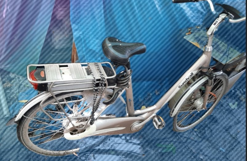 dames elektrische fiets sundville opknapper, Gebruikt, 47 tot 50 cm, Versnellingen, Schijfrem