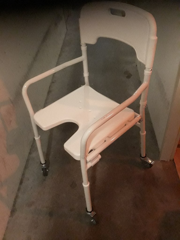 douchestoel, Ophalen, Gebruikt