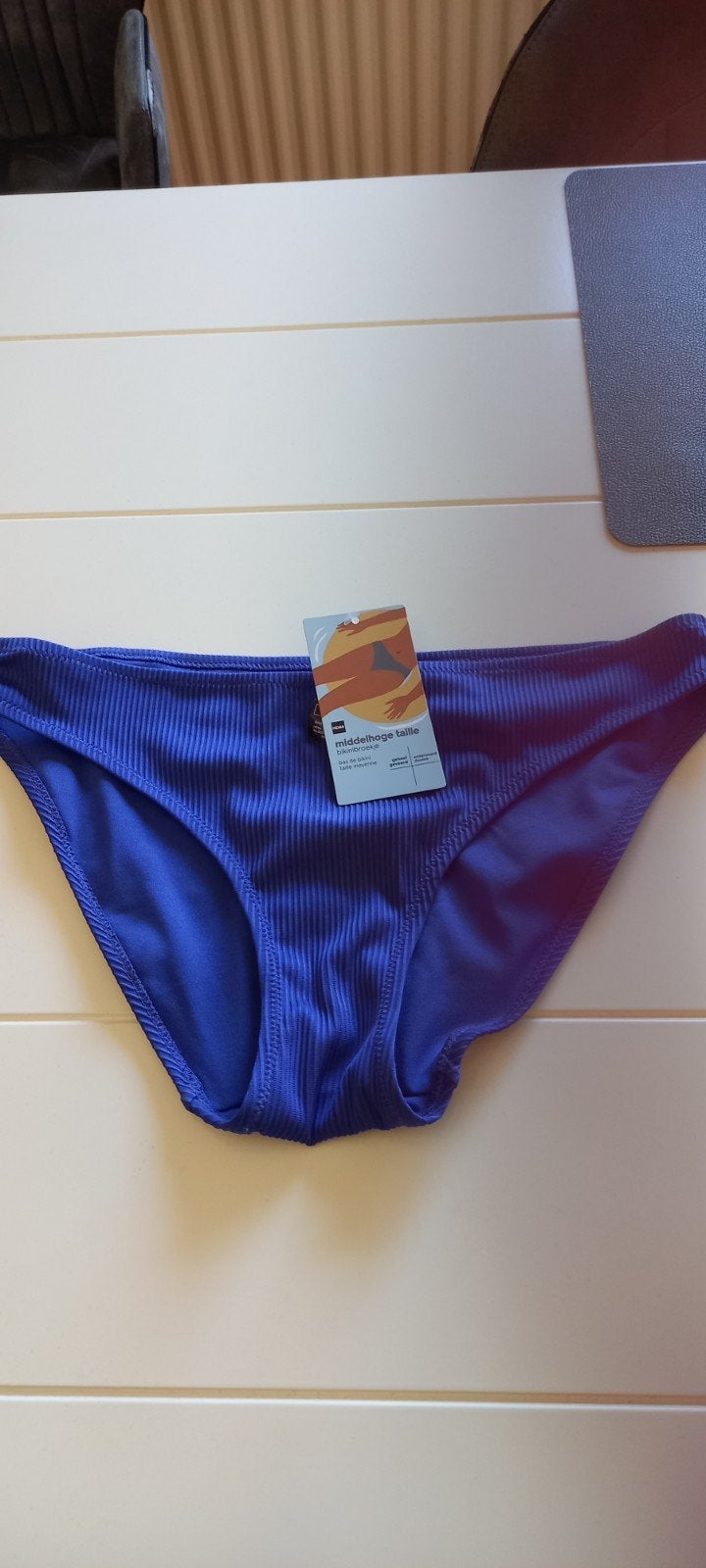 Hema middelhoge taille bikinibroekje - Nieuw, Blauw, Nieuw, Ophalen of Verzenden, Bikini