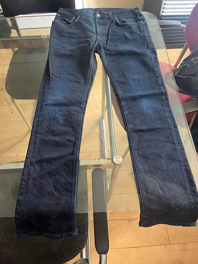 Nudie jeans blauw 32/32, Kleding | Dames, Ophalen of Verzenden, Zo goed als nieuw, Blauw, W30 - W32 (confectie 38/40)