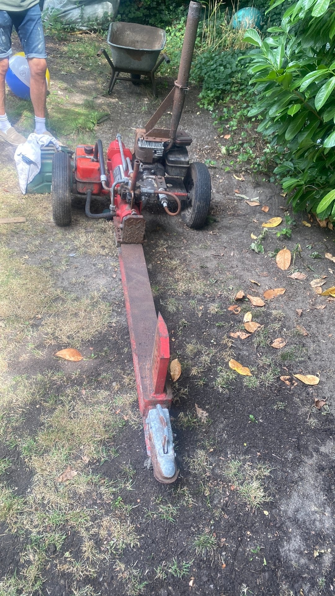 Kloofmachine briggs & stratton, Ophalen, Gebruikt, Benzine, Liggend