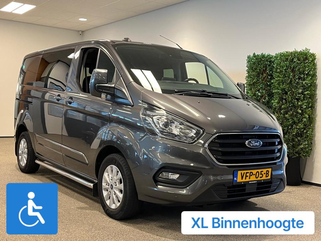 Ford Transit Custom L2H1 Rolstoelbus Bodemverlaging XXL-Ombo, Voorwielaandrijving, 12 maanden, Stof, 4 cilinders