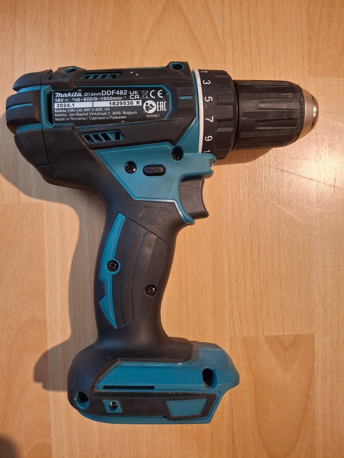 Makita DDF482 Accuboormachine 18V, Variabele snelheid, Ophalen of Verzenden, Boor- en Schroefmachine, Gebruikt