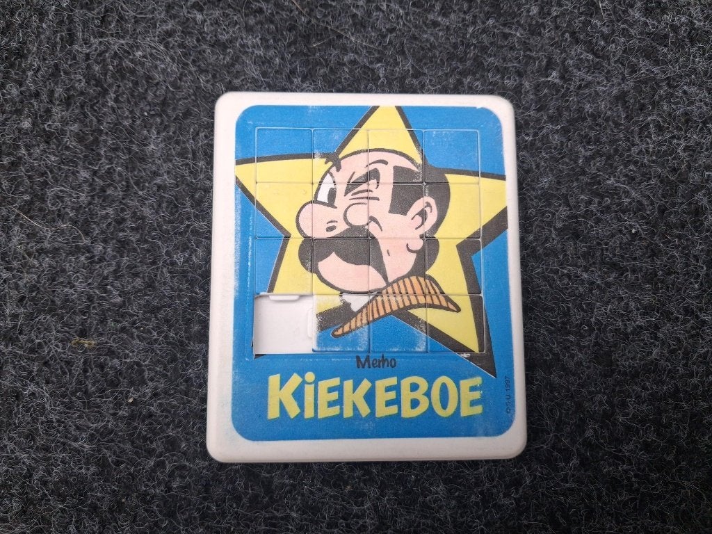 Schuifpuzzel De Kiekeboes, Ophalen, Overige figuren, Zo goed als nieuw, Boek of Spel