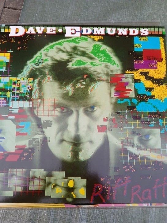Dave Edmunds - Riff Raff LP (1984), Cd's en Dvd's, LP, Gebruikt, Pop, Ophalen of Verzenden
