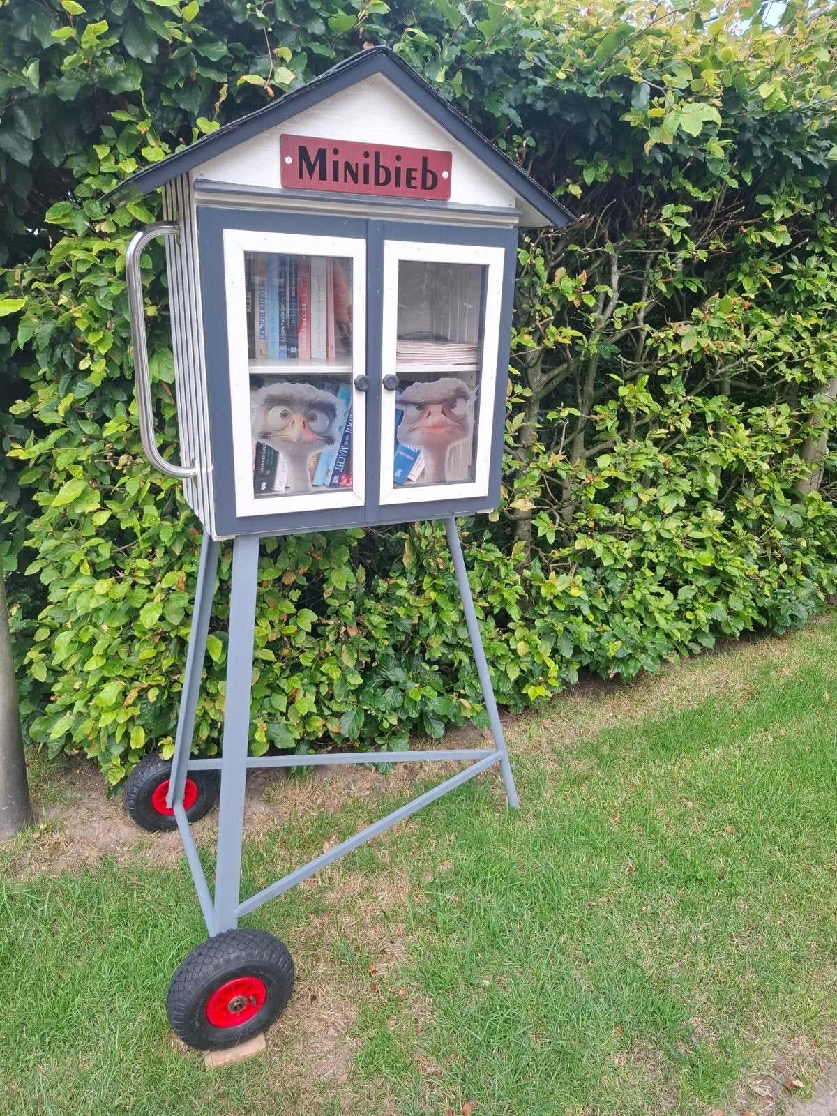Minibieb - Kleine Bibliotheek voor Boekenruil, Ophalen