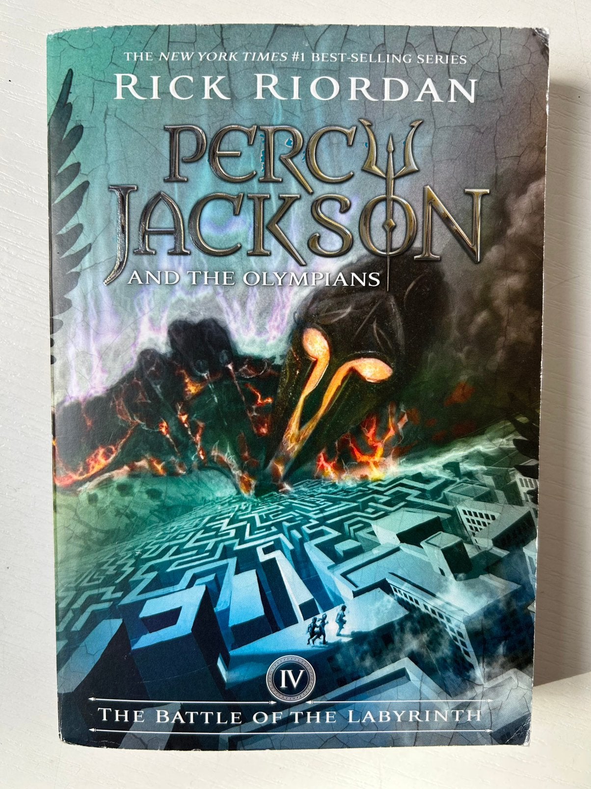 The battle of the labyrinth Rick Riordan, Boeken, Ophalen of Verzenden, Gelezen