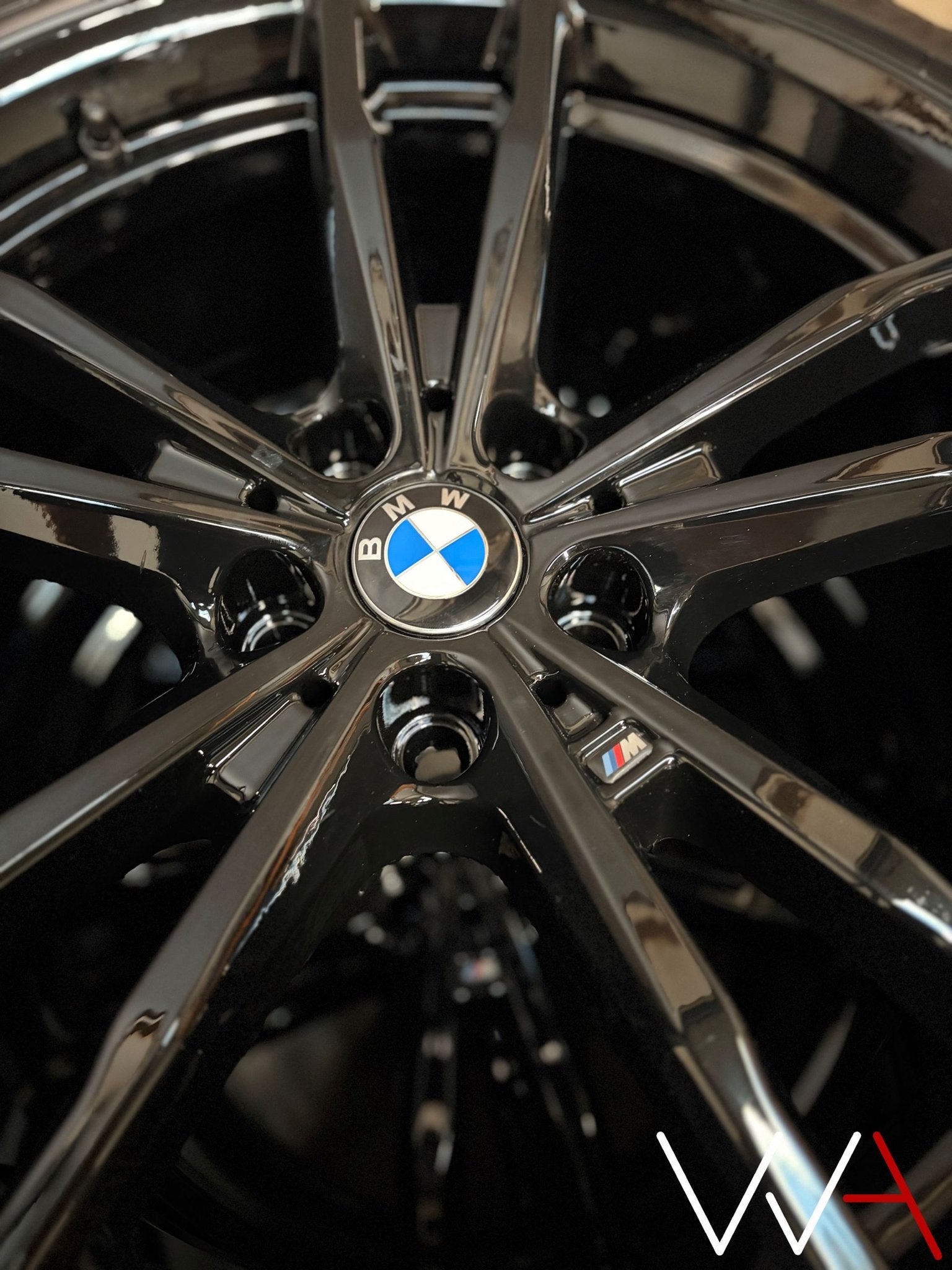 19'' BMW 3 4 serie G20 G21 791M M sport velgen BTW set BLACK, 19 inch, Gebruikt, 255 mm, -