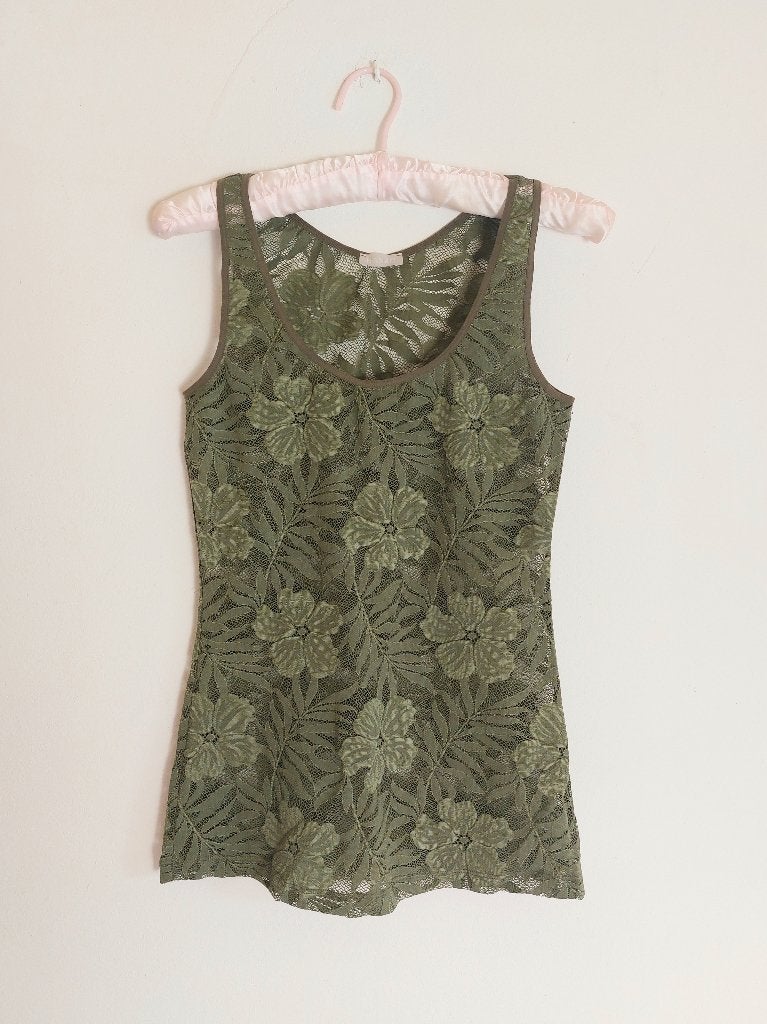Hanro topje, Kleding | Dames, Hanro, Verzenden, Groen, Hemd