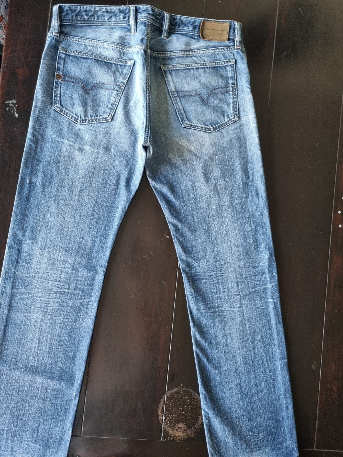 CLASSIC VINTAGE DIESEL WAYKEE REGULAR STRAIGHT JEANS 32/32!, Ophalen of Verzenden, Zo goed als nieuw, Blauw, W32 (confectie 46) of kleiner