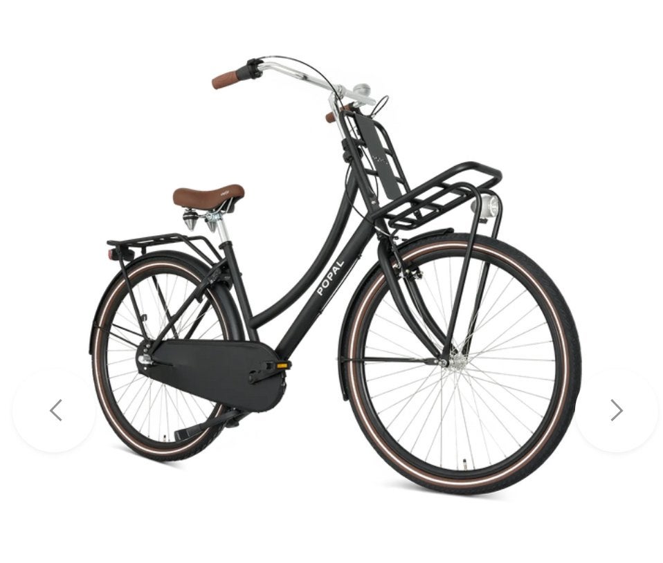 Popal Daily Dutch Basic+ N3 Transportfiets Dames 47cm Mat Zw, Fietsen en Brommers, Fietsen | Dames | Damesfietsen, Overige merken