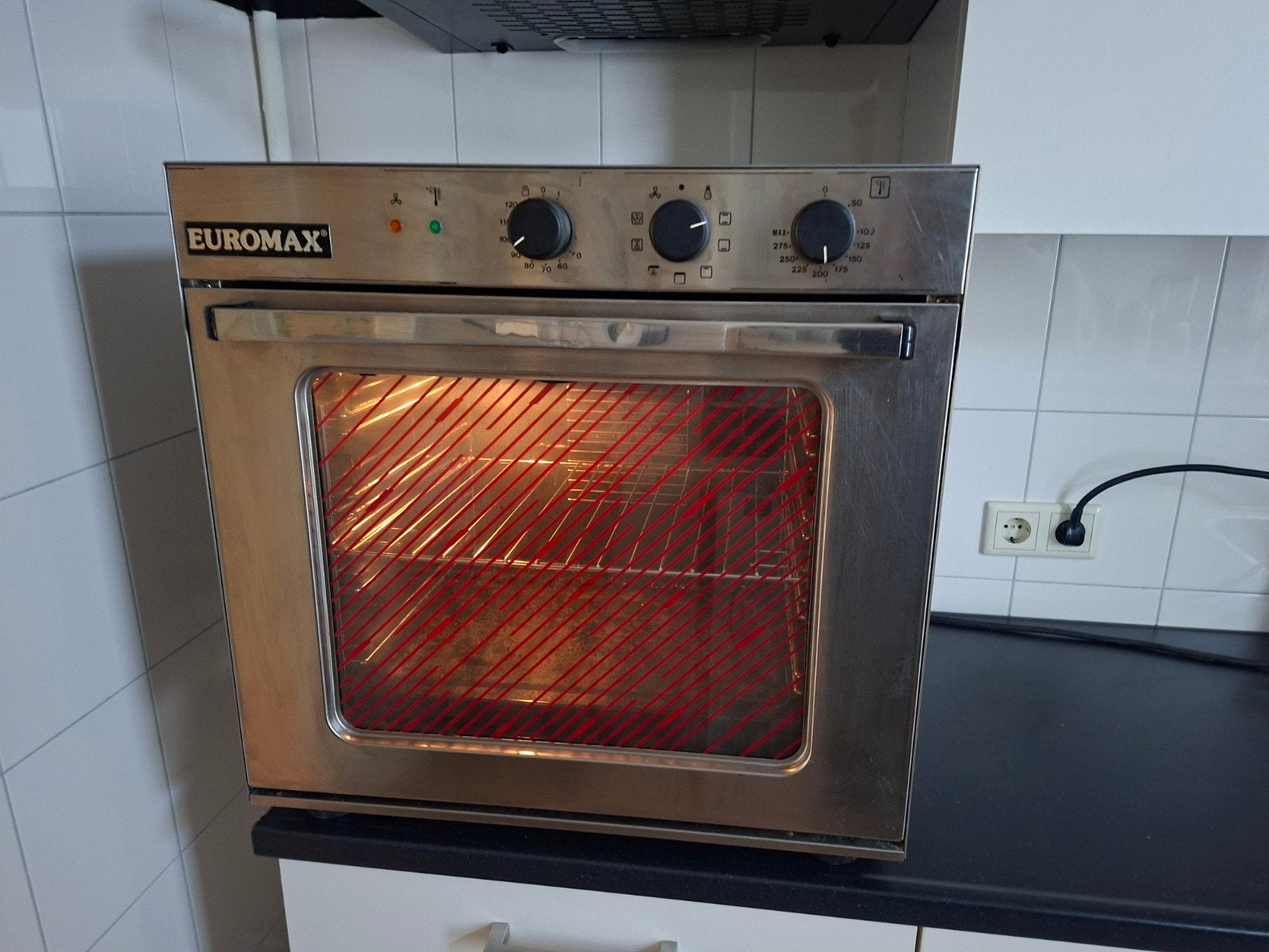 Euromax Heteluchtoven - Compact en Krachtig Horeca, Ophalen, Minder dan 45 cm, Minder dan 45 cm, Hete lucht
