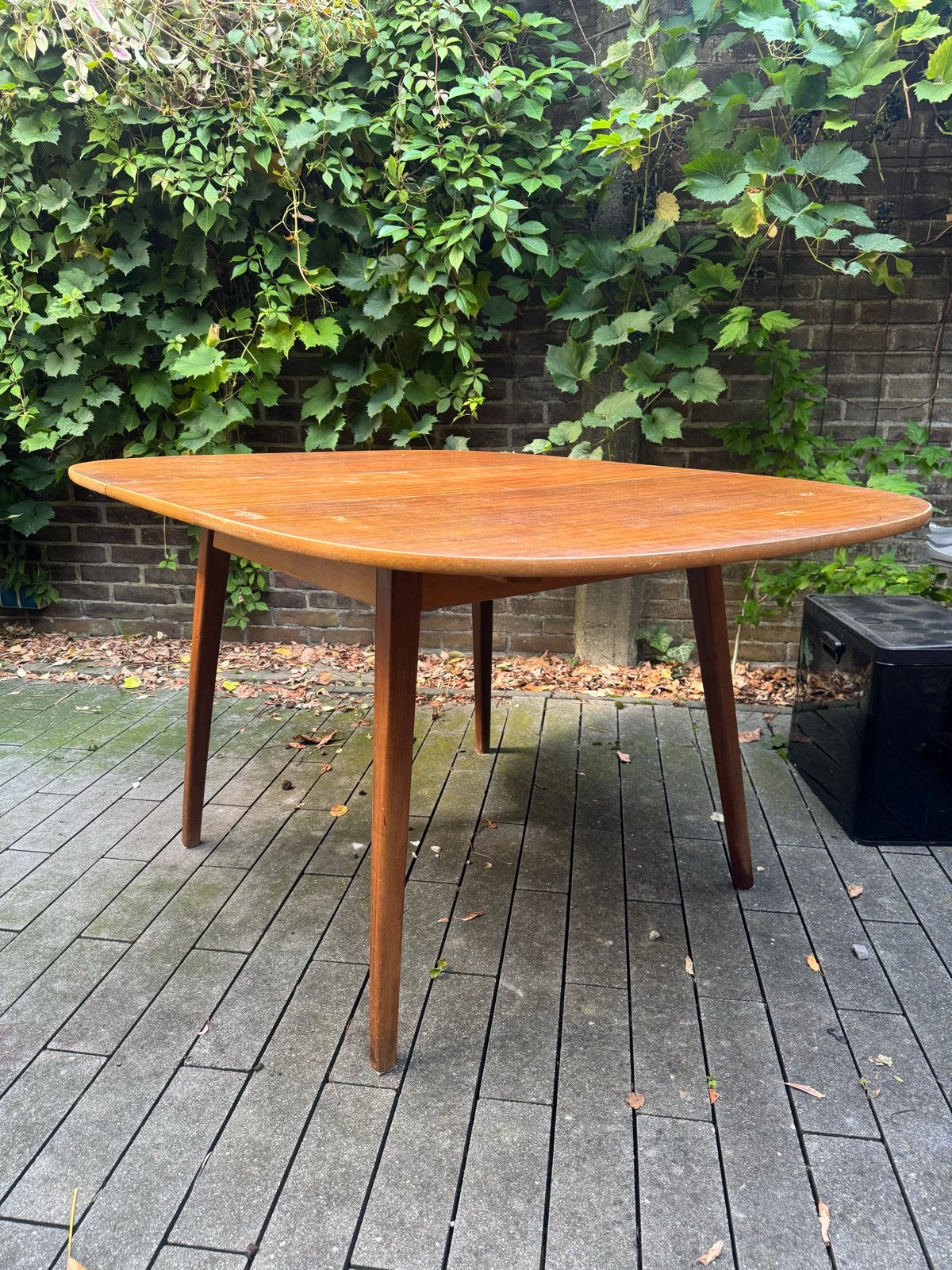 Vintage Deense Inklapbare Eettafel Jaren '50 midcentury, Ophalen