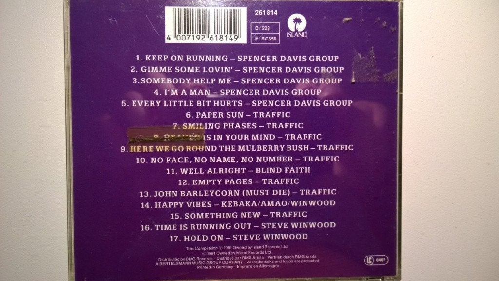 Steve Winwood - Keep On Running, Ophalen of Verzenden, Zo goed als nieuw, Pop, Album