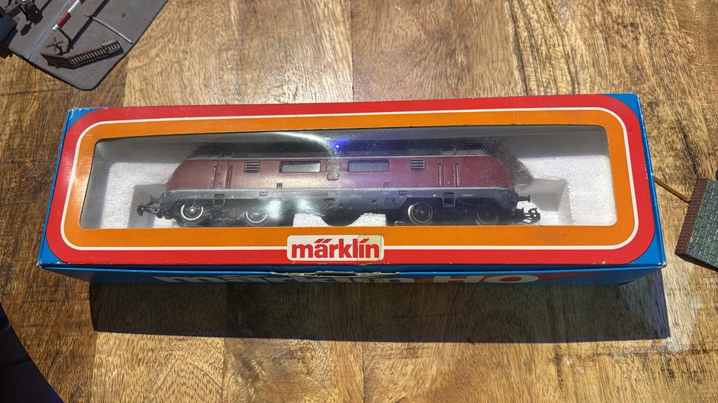 Märklin HO 3021 Locomotief - DB V200 027, Wisselstroom, Gebruikt, Locomotief, Ophalen of Verzenden