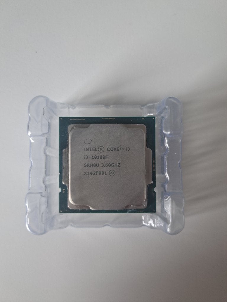 CPU Intel Core i3-10100F 3.60hz + Intel Cooler, Computers en Software, Processors, Ophalen, Gebruikt, 4-core, LGA 1200