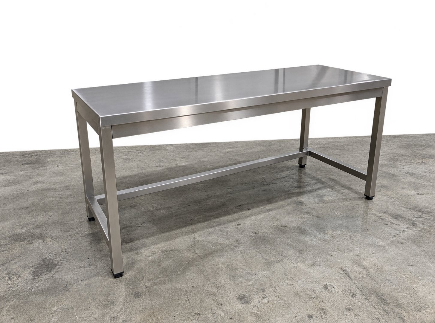 Rvs werktafel te koop, Ophalen, Gebruikt, 100 tot 150 cm, Rechthoekig