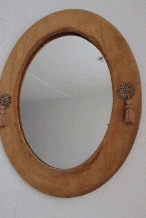 Spiegel  (Vintage), Huis en Inrichting, Woonaccessoires | Spiegels, Minder dan 50 cm, Gebruikt, Ophalen of Verzenden, Minder dan 100 cm