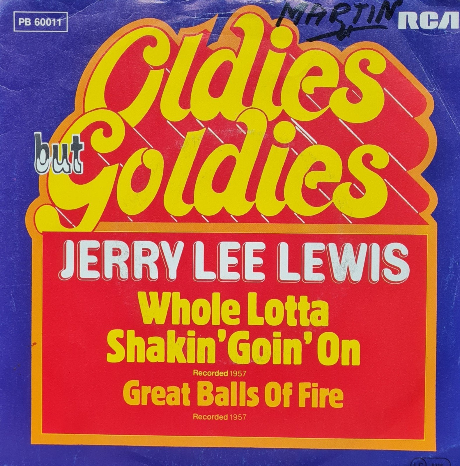 JERRY LEE LEWIS - WHOLE LOTTA SHAKIN 'GOIN' ON, Ophalen of Verzenden, Gebruikt