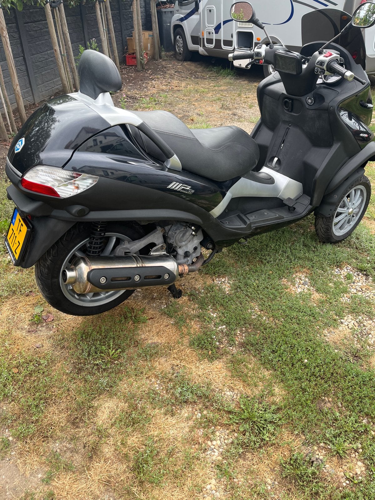 Piaggio MP3 400cc Motorscooter - Zwart, Fietsen en Brommers, Scooters | Piaggio, Ophalen, Gebruikt, Overige modellen, Maximaal 45 km/u