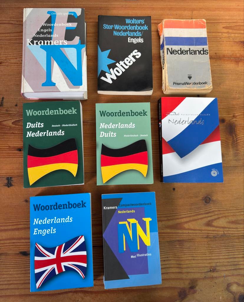 Diverse Woordenboeken: Nederlands, Engels, Duits, Boeken, Woordenboeken, Ophalen of Verzenden, Zo goed als nieuw, Kramers, Nederlands