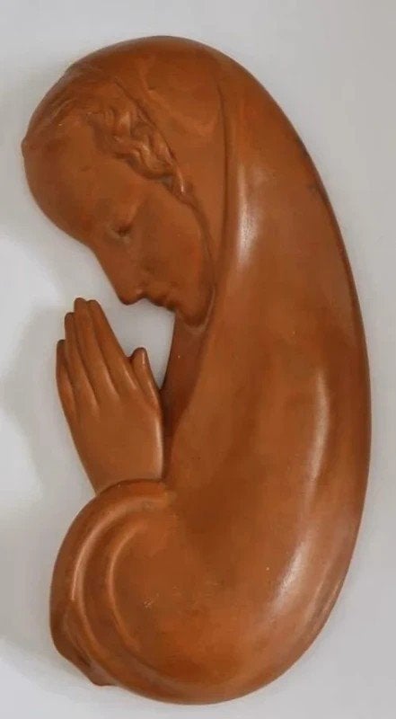 Hummel /Goebel - Madonna Terracotta - 1935 - Vintage, Verzamelen, Beelden en Beeldjes, Ophalen of Verzenden, Gebruikt, Hummel