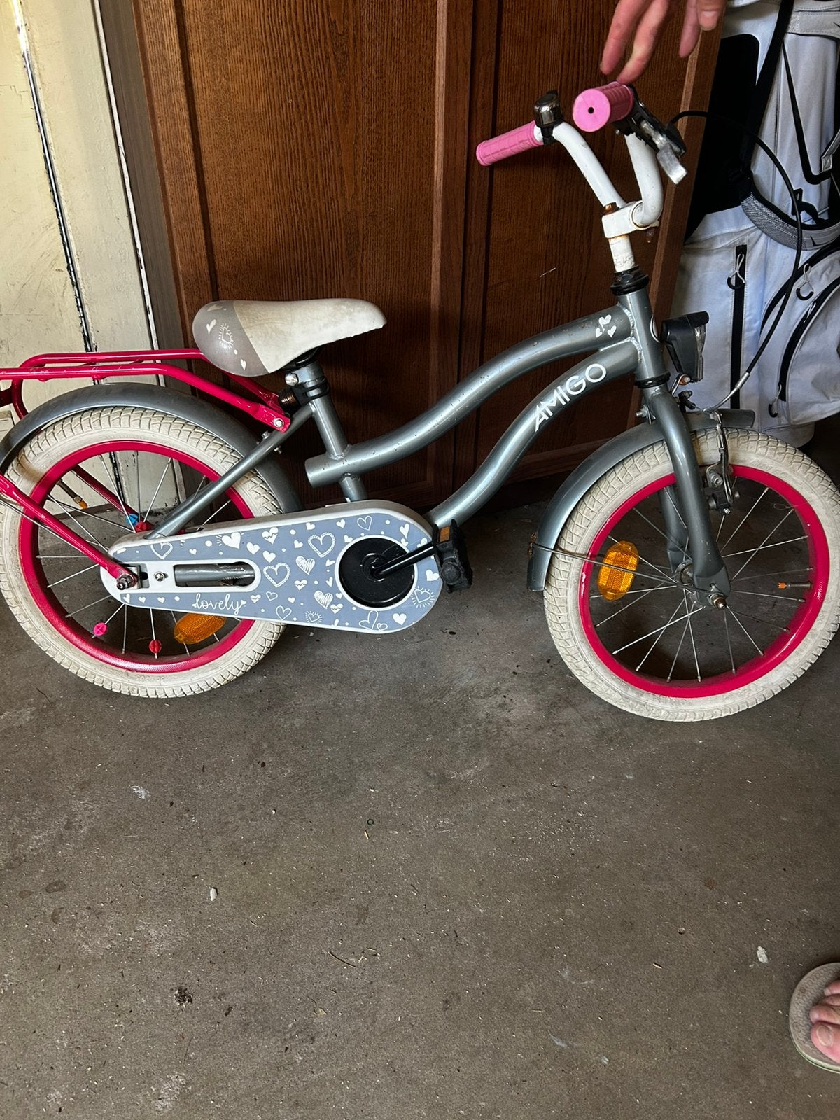 Amigo meisjesfiets 16 inch, Ophalen, Zo goed als nieuw, 16 tot 20 inch
