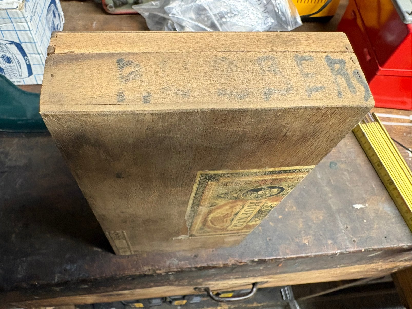 Sigarenkistje, Ophalen of Verzenden, Gebruikt, Verpakking