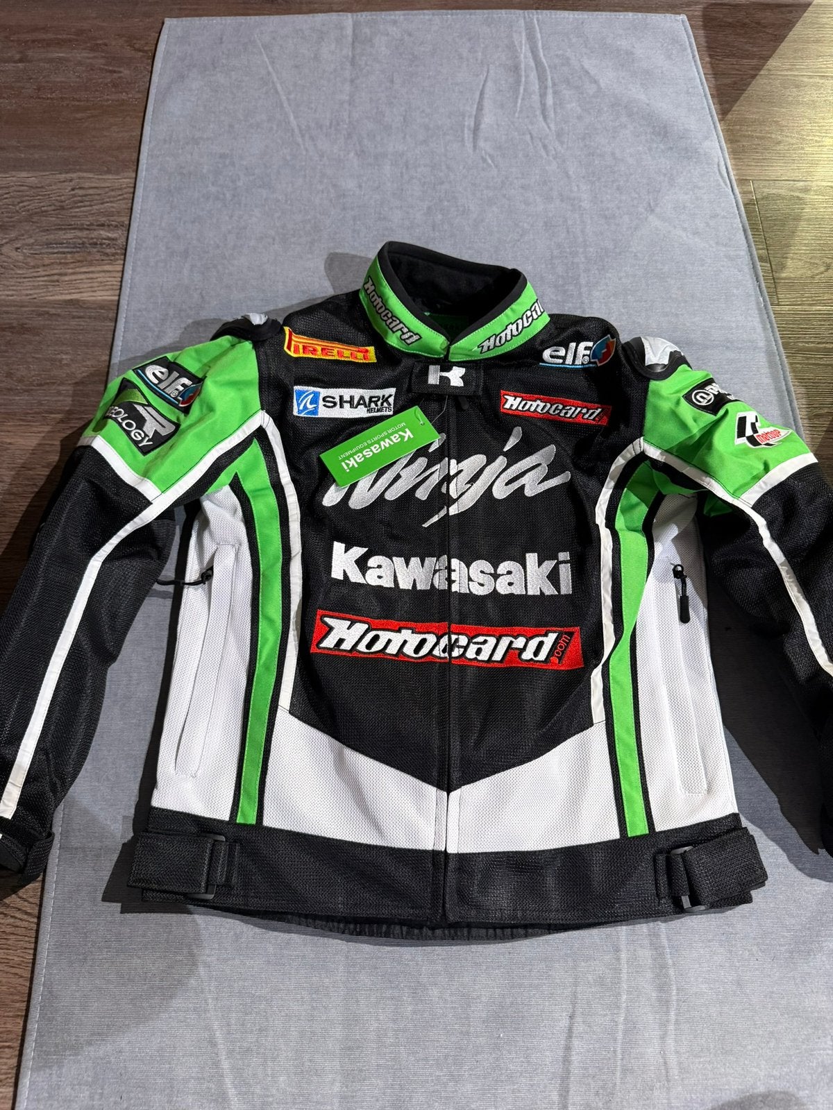 Kawasaki Ninja Motorjas (Maat M) Vintage Racing, Ophalen of Verzenden, Nieuw zonder kaartje, Heren, Jas | textiel