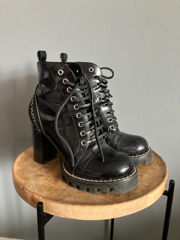 Louis vuitton laarzen, Ophalen of Verzenden, Zo goed als nieuw, Zwart