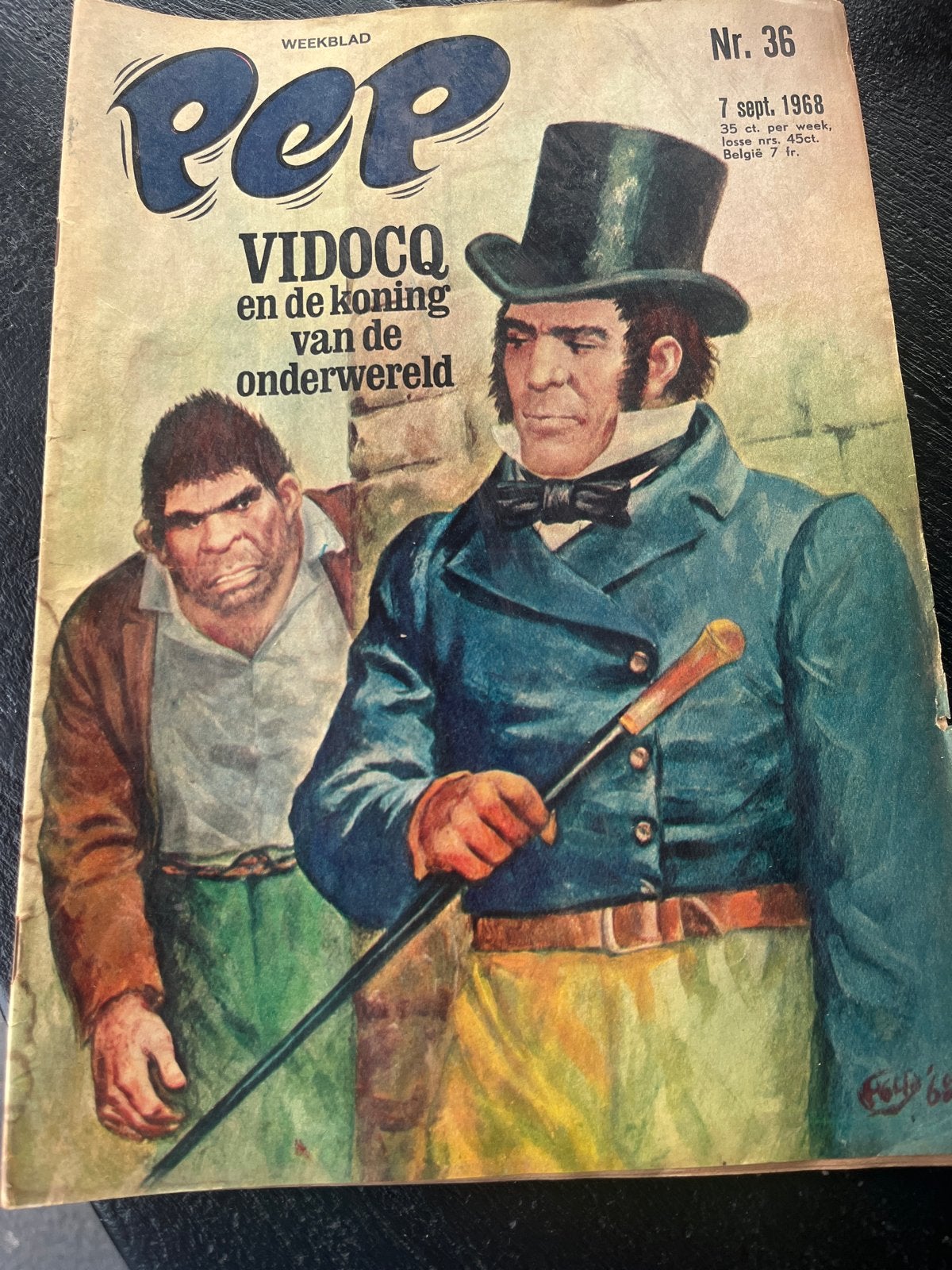 Pep Weekblad Nr. 36 - Vidocq en de koning van de onderwereld, Boeken, Ophalen of Verzenden, Gelezen, Overige typen
