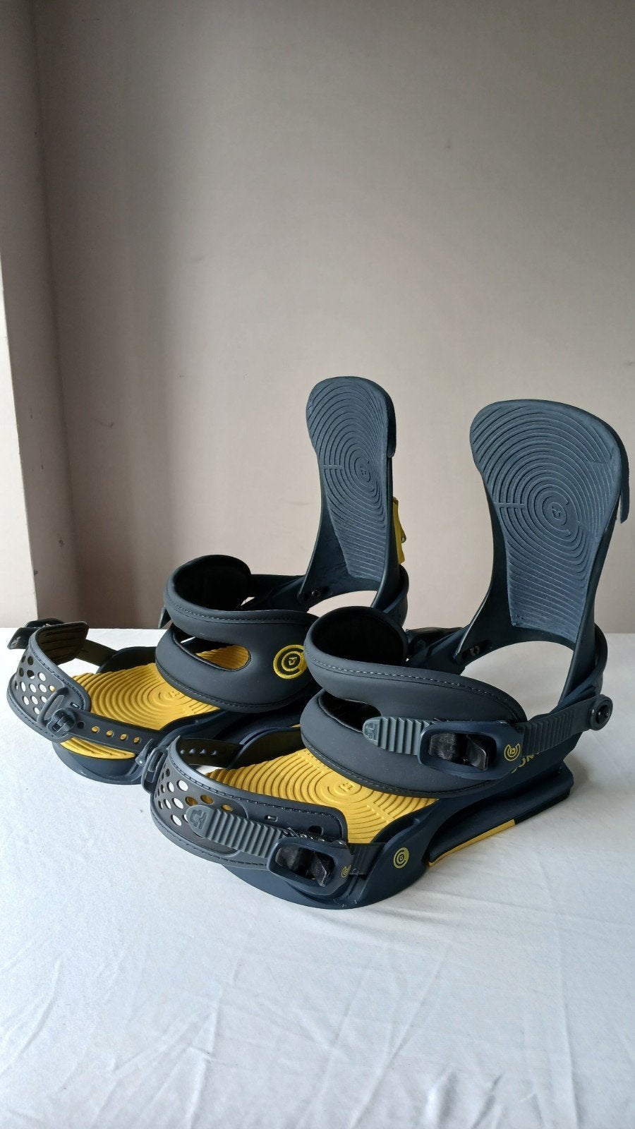 Union Contact snowboard bindingen maat XL, Nb., Gebruikt, Bindingen, Ophalen of Verzenden