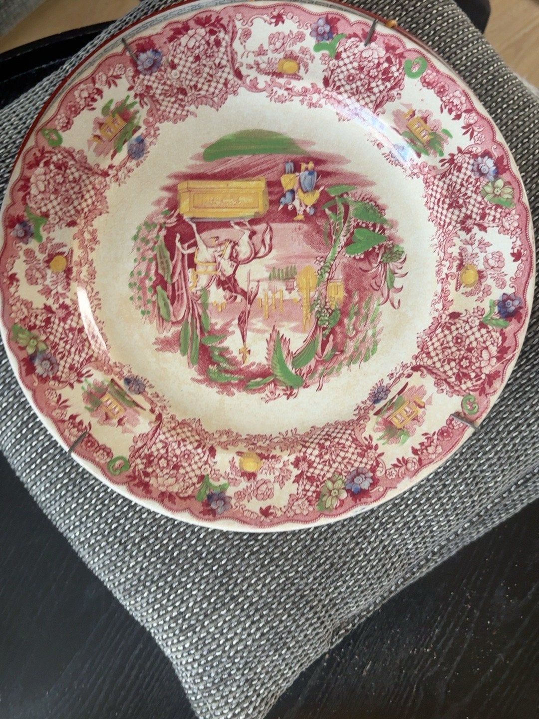 Antiek decoratief bord 'Orient' - Regout Maastricht, Ophalen of Verzenden