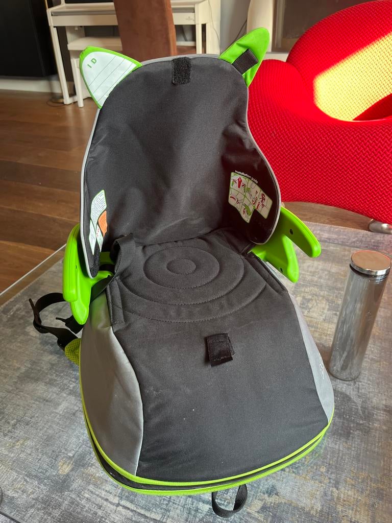 Trunki Boostapak Zwart-Groen - Kinderzitje & Rugzak, Ophalen of Verzenden, Zo goed als nieuw