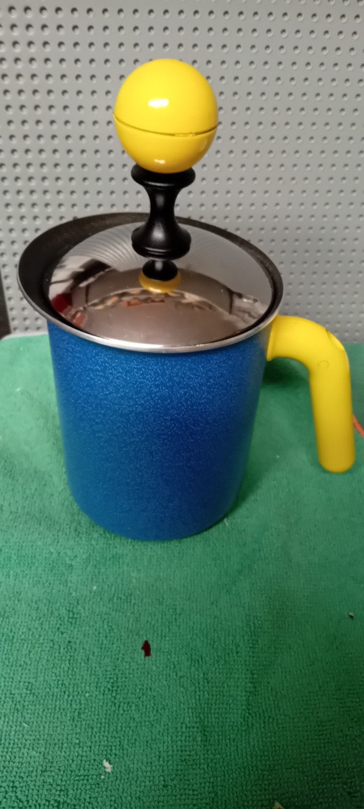 FRABOSK CAPPUCINOCREAMER. Zo goed als nieuw., Ophalen of Verzenden, Zo goed als nieuw, Metaal, Overige typen