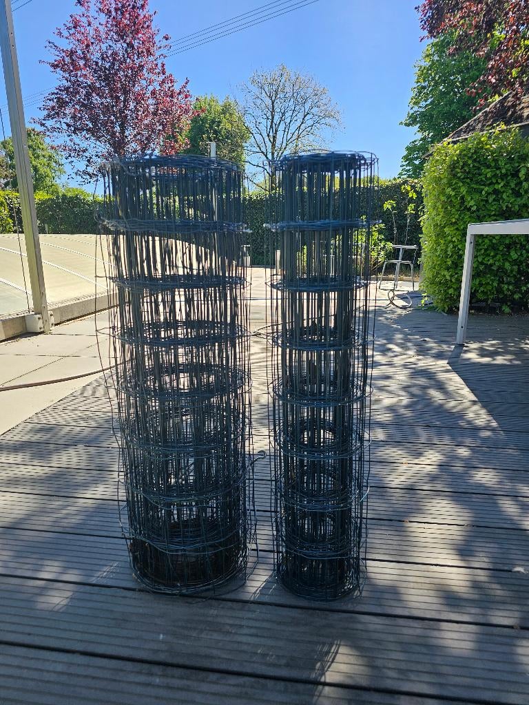 tuingaas geplastificeerd groen, Tuin en Terras, Gaas en Draad, Ophalen, Zo goed als nieuw, 20 meter of meer, Gaas