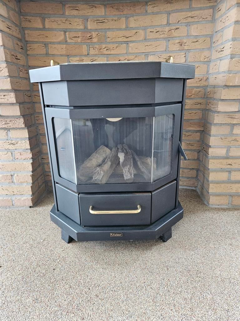 Faber gaskachel, 4 KW, Ophalen, Gebruikt, Gas, Gaskachel